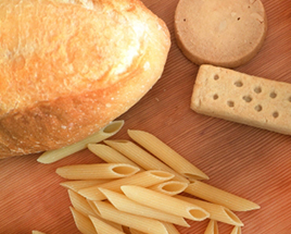 パンやパスタなどの小麦料理のイメージ